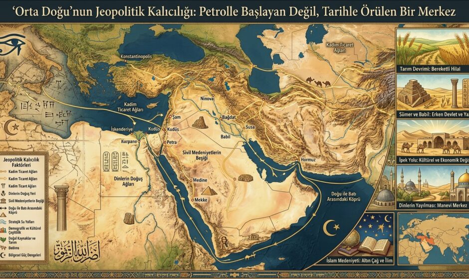 www.turkuazhaberajansi.com/yonetim/Orta Doğu’nun Jeopolitik Kalıcılığı: Petrolle Başlayan Değil, Tarihle Örülen Bir Merkez