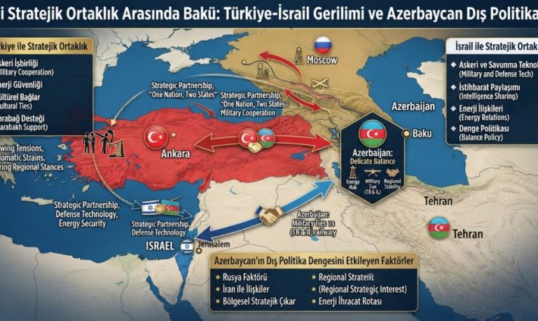 www.turkuazhaberajansi.com/ Yazar Dilara YILMAZ: İki Stratejik Ortaklık Arasında Bakü: Türkiye-İsrail Gerilimi ve Azerbaycan Dış Politikası