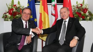 Cumhurbaşkanı Erdoğan, Laschet ile görüştü