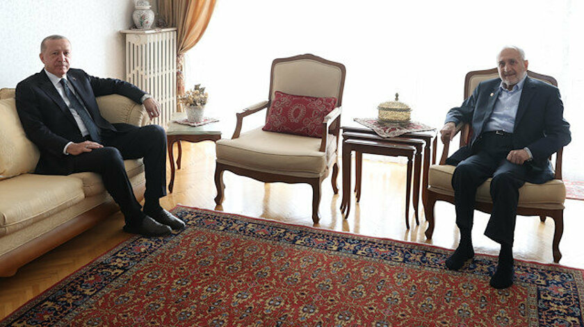 Erdoğan’ın, Saadet Partisi YİK Başkanı Asiltürk’e sürpriz ziyareti