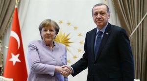 Cumhurbaşkanı Erdoğan, Almanya Başbakanı Merkel ile görüştü