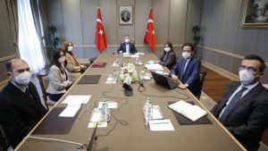 Cumhurbaşkanlığı Külliyesi’nde yerli aşı toplantısı