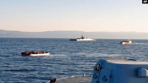 Midilli Açıklarında Türk ve Yunan Gemileri Arasında Sürtüşme