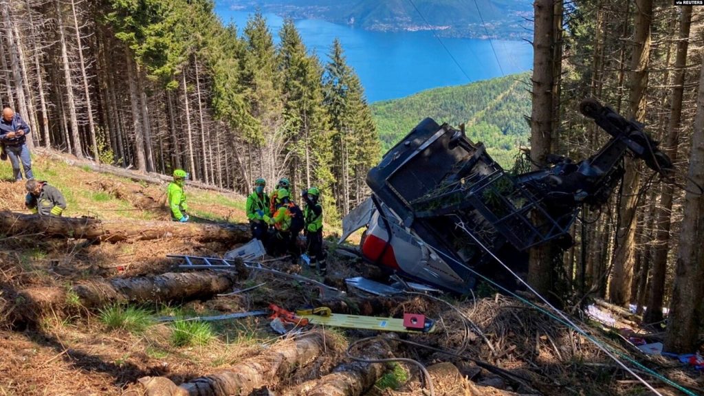 İtalya’da Teleferik Kazası: 13 Ölü