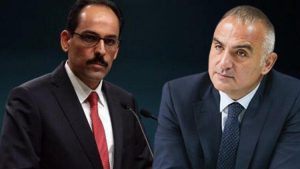 Kültür ve Turizm Bakanı Mehmet Nuri Ersoy ile Cumhurbaşkanlığı Sözcüsü İbrahim Kalın, Almanya’da