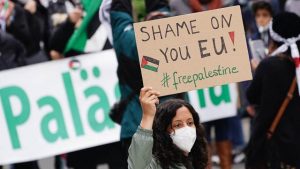 Berlin’de binlerce kişi İsrail’in saldırılarını protesto etti