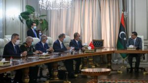 Türk heyeti Libya Başbakanı Dibeybe ile bir araya geldi