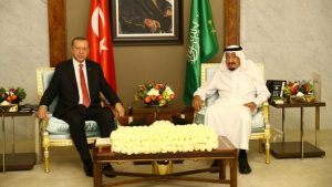 Cumhurbaşkanı Erdoğan Kral Selman ile görüştü