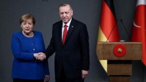 Cumhurbaşkanı Erdoğan Merkel ile görüştü