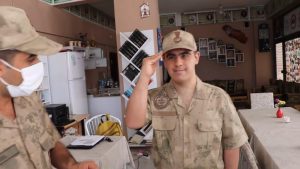 Down sendromlu Enes’in Jandarma olma hayali gerçek oldu