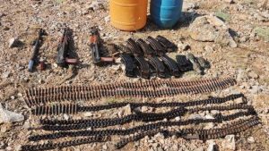 Van’da PKK’ya ait sığınak ve mühimmat ele geçirildi