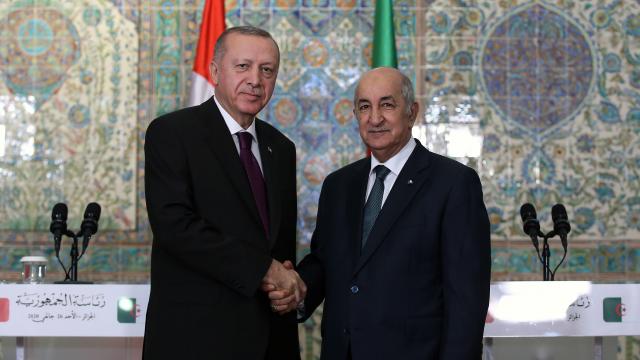 Cumhurbaşkanı Erdoğan, Tebbun ve el-Menfi ile görüştü
