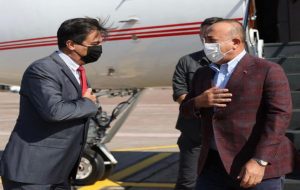 Bakan Çavuşoğlu, Kırım Platformu Kuruluş Zirvesi’ne katılmak üzere Ukrayna’da