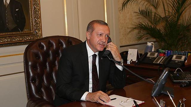 Cumhurbaşkanı Erdoğan’dan telefon diplomasisi