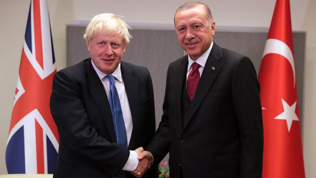 Cumhurbaşkanı Erdoğan İngiltere Başbakanı ile görüştü