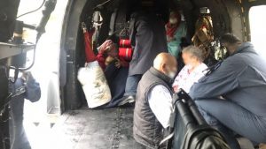 Sel bölgesinde mahsur kalanlar helikopterlerle kurtarılıyor