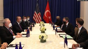 Çavuşoğlu ABD Dışişleri Bakanı Blinken’la Görüştü