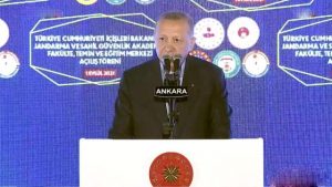 Erdoğan Jandarma’da açılış törenine katıldı