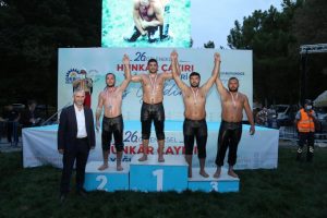 Yağlı güreşte Kocaeli fırtınası