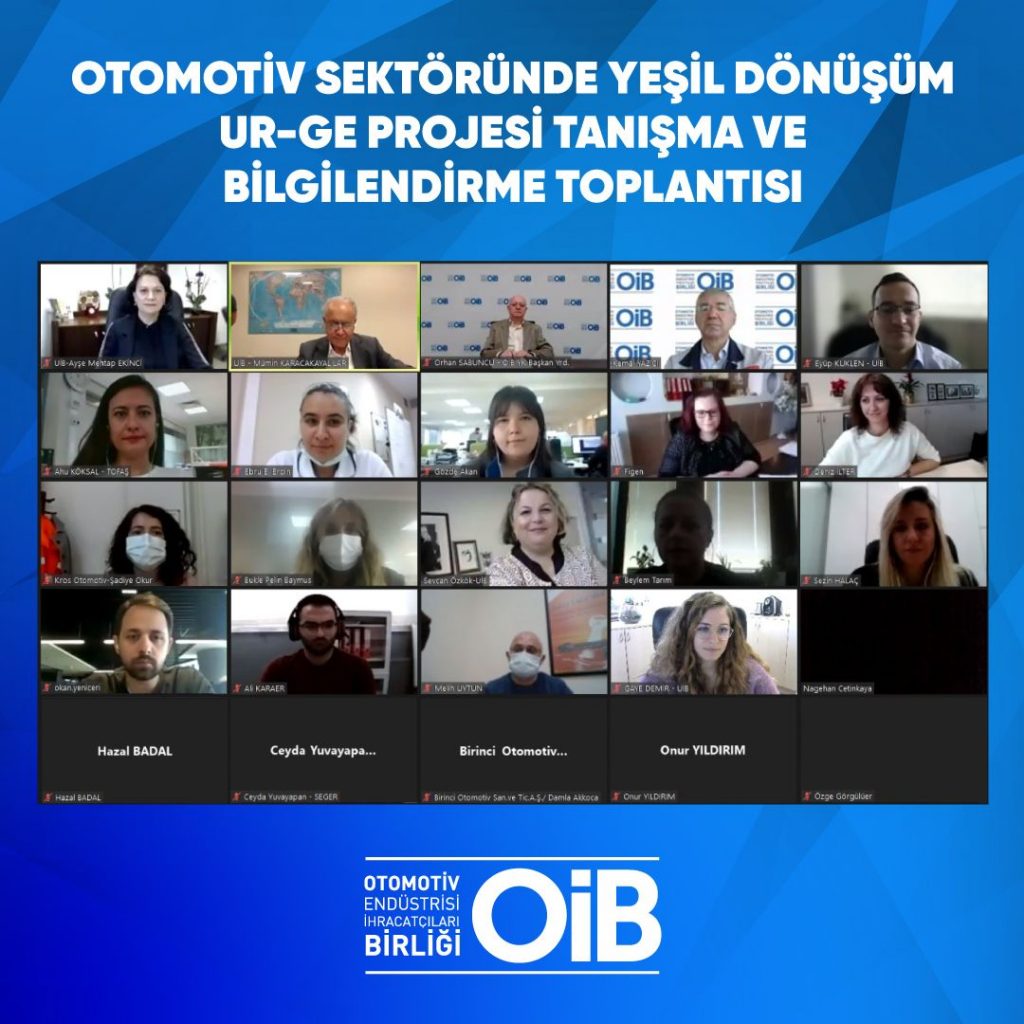 OİB, otomotivde sera gazı emisyonunun düşürülmesine rehberlik edecek