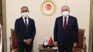 TBMM Başkanı Şentop, PAP Başkanı Pacheco ile görüştü