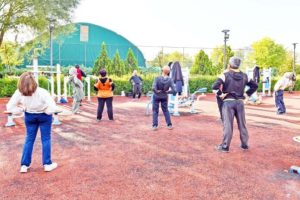 Ankara’daki parklarda spor yoğun ilgi görmeye devam ediyor