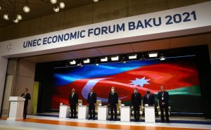 YÖK Başkanı Prof. Dr. Erol Özvar, “UNEC Ekonomi Forumu”na katıldı