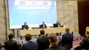 Türkiye-Azerbaycan-Gürcistan İş Forumu Bakü’de yapıldı