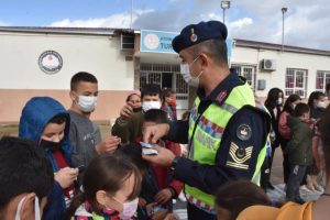 Aydın Germencik’te Jandarma Öğrencilerle Buluştu