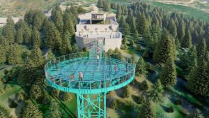 Isparta’da cam seyir terası inşaatına başlandı