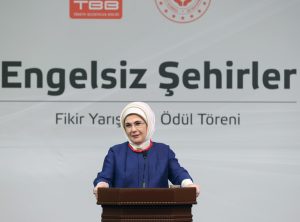 Emine Erdoğan, Engelsiz Şehirler Fikir ve Proje Yarışması Ödül Töreni’ne katıldı