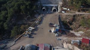 Kaz Dağları’ndan geçişi 7 dakikaya düşürecek tünelde sona gelindi