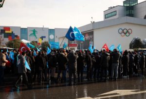 Doğu Türkistan Spor ve Gelişim Derneği’nden Pekin Kış Olimpiyatları protestosu
