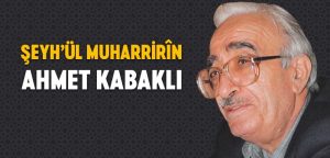 Ahmet Kabaklı ve Bir Hatıra
