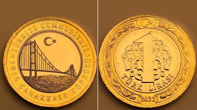 Çanakkale Köprüsü için hatıra para basıldı