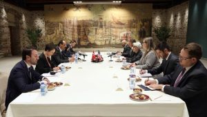 Cumhurbaşkanlığı Sözcüsü Kalın, ABD Dışişleri Bakan Yardımcısı Sherman ile görüştü