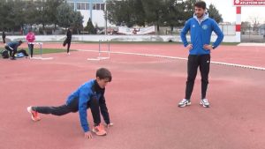 Genç sporcunun hedefi olimpiyatlarda şampiyon olmak