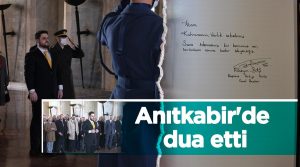 BTP Genel Başkanlığı’na yeniden seçilen Hüseyin Baş Anıtkabir’de Atatürk’ün mozolesi önünde dua etti.