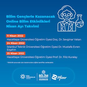 Bilim Gençlerle Kazanacak Projesi nisan ayı etkinlikleriyle sürüyor