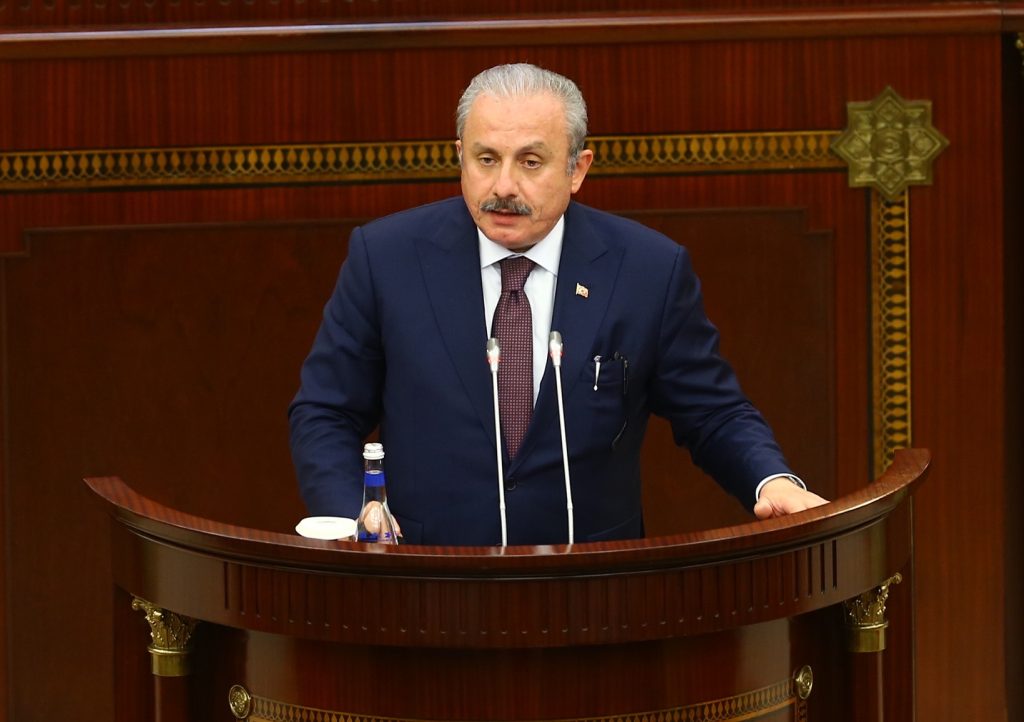 TBMM Başkanı Şentop, Bakü’de EİTPA Genel Konferansı’nda konuştu