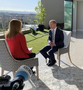 Özel: Alman Scholz, Putin’in Ukrayna’daki ’emperyalist’ savaşını kınadı