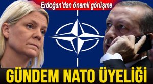 İsveç Başbakanı ile görüşen Erdoğan, savunma sanayi alanındaki yaptırımların kaldırılmasını istedi