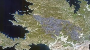 Marmaris yangını Göktürk-1 uydusuyla uzaydan görüntülendi