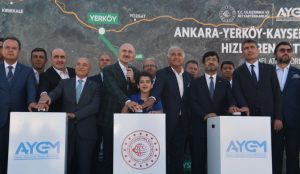 Ankara-Yerköy-Kayseri Hızlı Tren Hattı’nın temeli atıldı