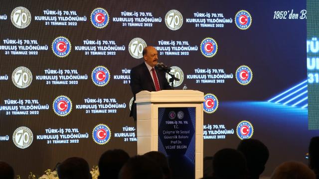 Bakan Bilgin: Emekçilerimizi ne enflasyona ne de sermayeye ezdirmeyeceğiz