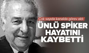 TRT haber spikerlerinden Adnan Advan vefat etti.