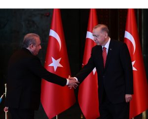 TBMM Başkanı Şentop, Cumhurbaşkanlığı Külliyesindeki törene katıldı