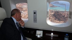 Cumhurbaşkanı Erdoğan, Akkuyu Nükleer Güç Santrali’ni havadan inceledi