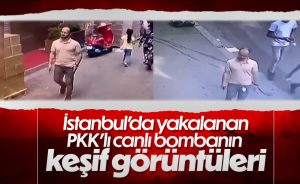Bombalı saldırı hazırlığındaki teröristin keşif görüntüleri ortaya çıktı