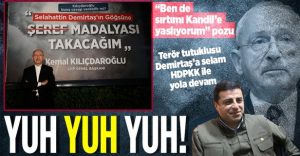Kılıçdaroğlu toplum vicdanını hiçe saydı, terör tutuklusu S. Demirtaş’a arka çıktı!